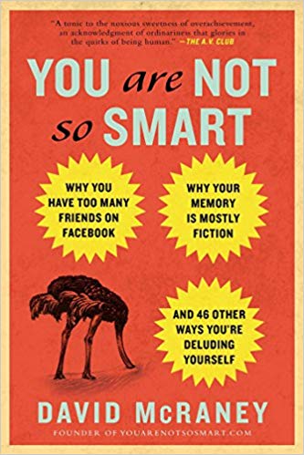 The book cover for You're not so smart with an ostrich hiding its head in the ground